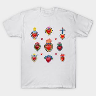 Mexican Sacred Hearts T-Shirt